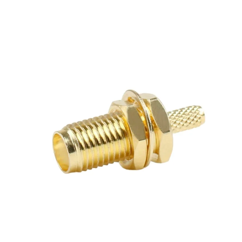 Hot  sale for RG174 RG316 LMR100 Cable RF coaxial  connector  female Jack straight SMA connector