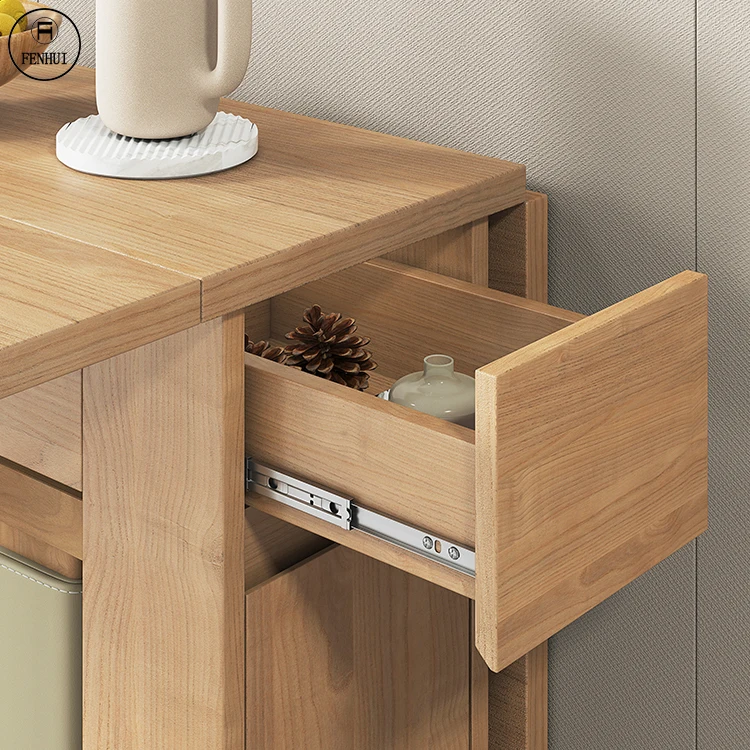 Customized Folding Dinning Table and Chair Set Wood Space Saving Foldable Kitchen Dining Table a Manger Complet