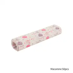 50Pcs Food Grade Wax Paper Grease Paper Food Wrappers Wrapping Paper For Bread Candy Cake Burger Fries Oilpaper Baking Tools