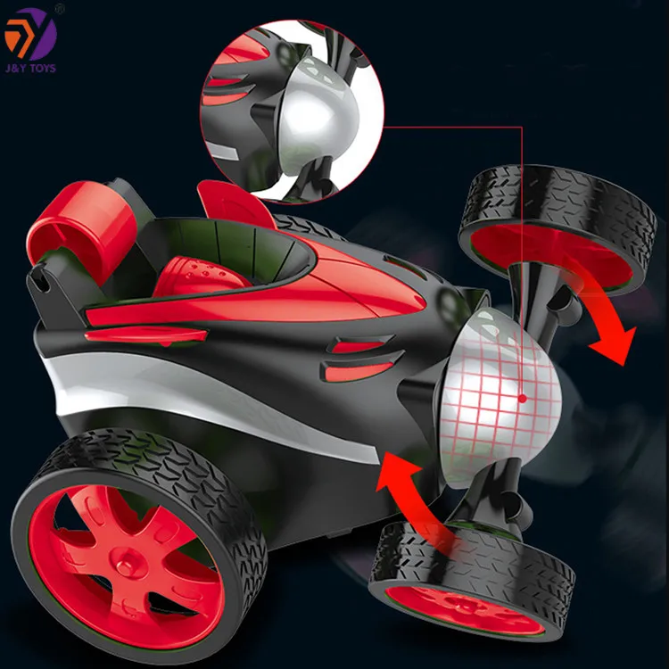 Kids favor newest standing remote control flip car toy multiple colour 1:24 radio RC stunt car