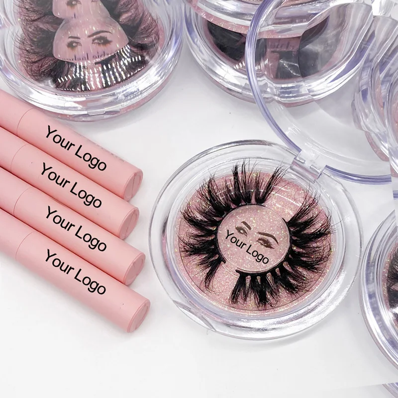Wholesale 3D Lashes Private Label Mink Eyelashes Best Mink Lash Full Strip Lashes Wispy Eyelashes