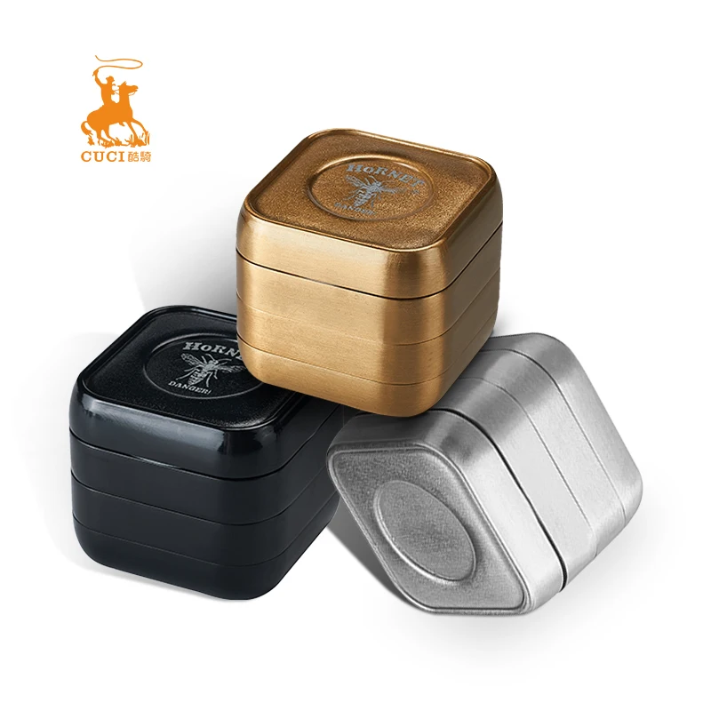 Smoking accessories herb manual crusher metal grinder brand zinc magnetic customized