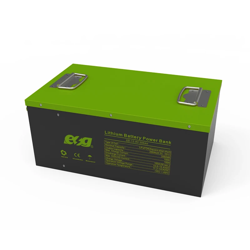 ESG  High Quality Amp Lifepo4 200Ah 12V Deep Cycle Ion 200 Ah Lithium Battery