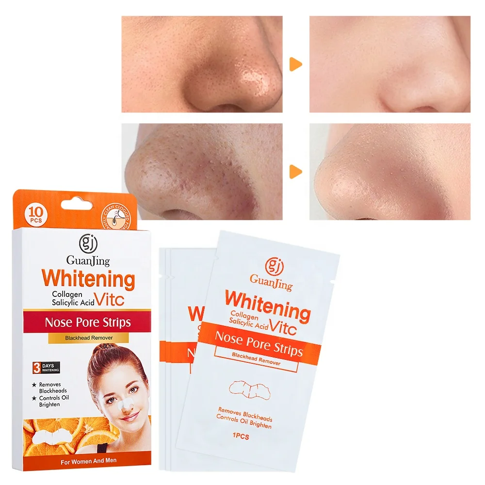 Wholesale Beauty Blackhead Remover Stickers Plants Purifying Strips Deep Mask Clean Nose Pore Strip
