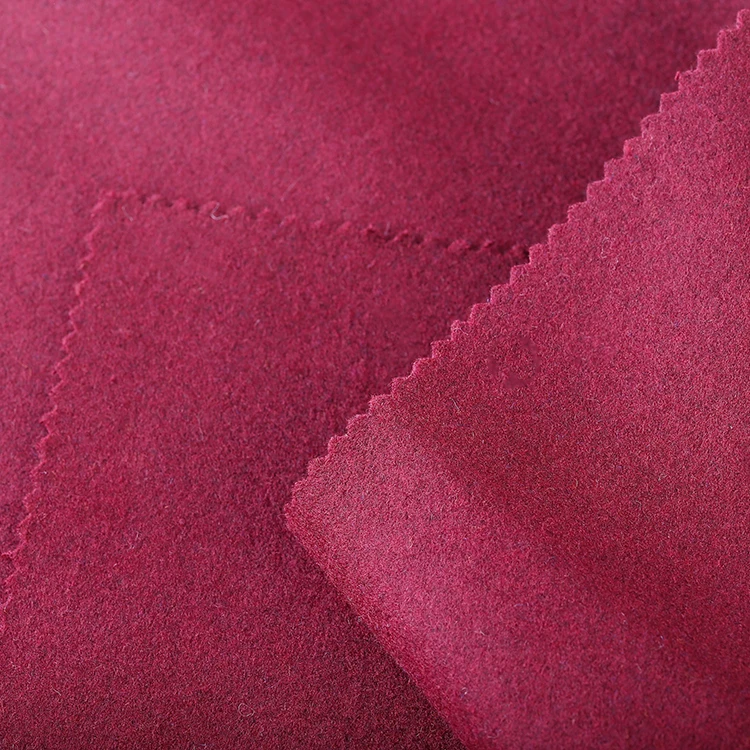 
Chinese factory winter overcoat wool fabric warm tweed textile 