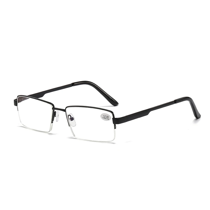 21138s Metal Squared Frame presbyopia minus 250 supplier wholesale glasses women corrective eyeglasses flexible Reading glasses