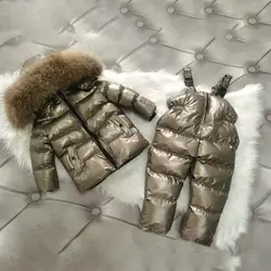 TMW оптовая продажа зимняя теплая толстовка с капюшоном для мальчиков куртка-пуховик combinaison de лыжные однотонная одежда из нейлоновой ткани, детский лыжный костюм