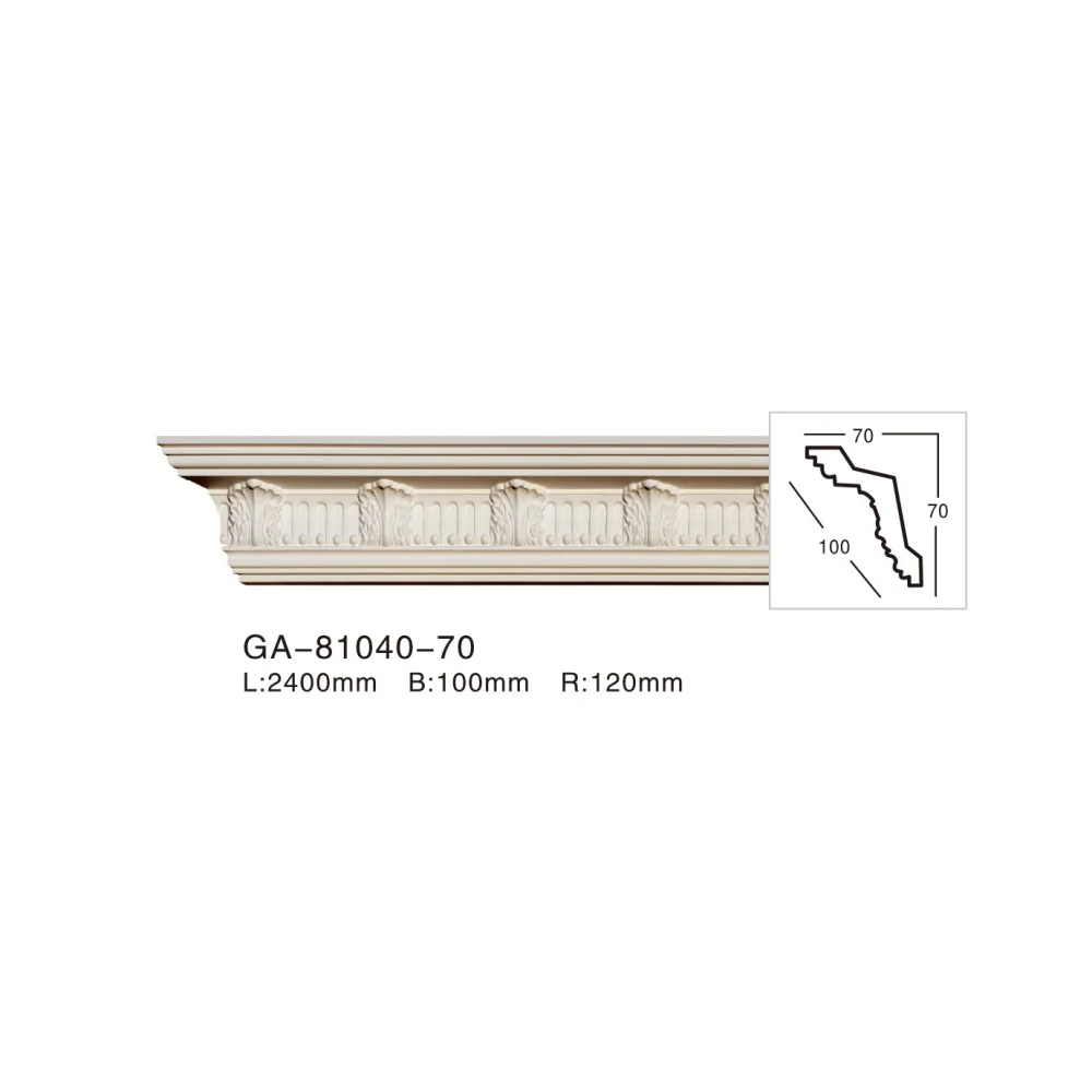 Cornice with high quality- Polyurethane crown moulding cornice for ceiling