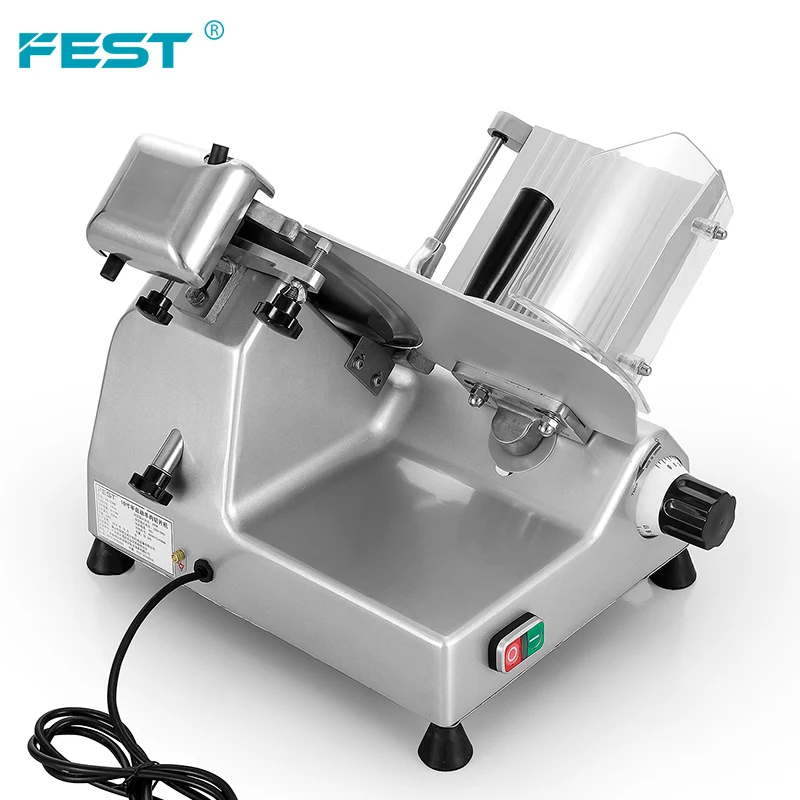  FEST beef slicer pork skin cutter meet 250es-10 squair salami frozen meat for butcher and