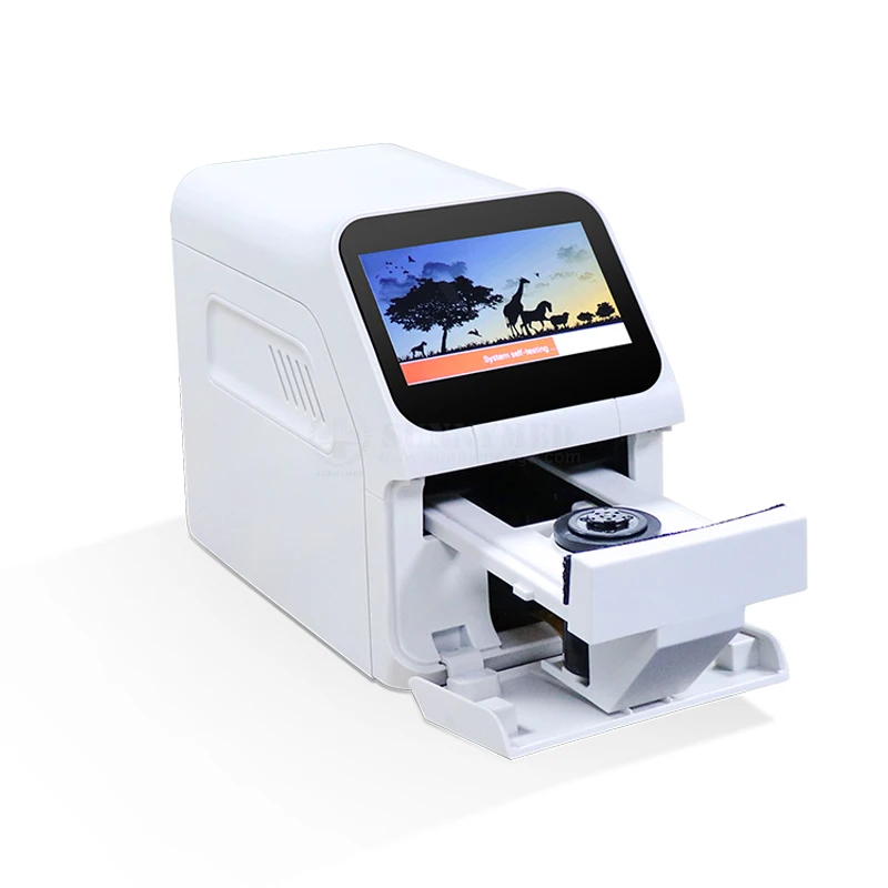 SY B173V Quick Result Analyzer Veterinary Chemistry Fully Auto Biochemistry Dry Biochemical Analyzer Blood Test Machine
