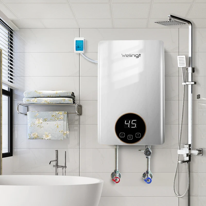 High Quality Low Price 6000W Mechanical control Hot Selling Instant Electric Tankless Water Heater For Home