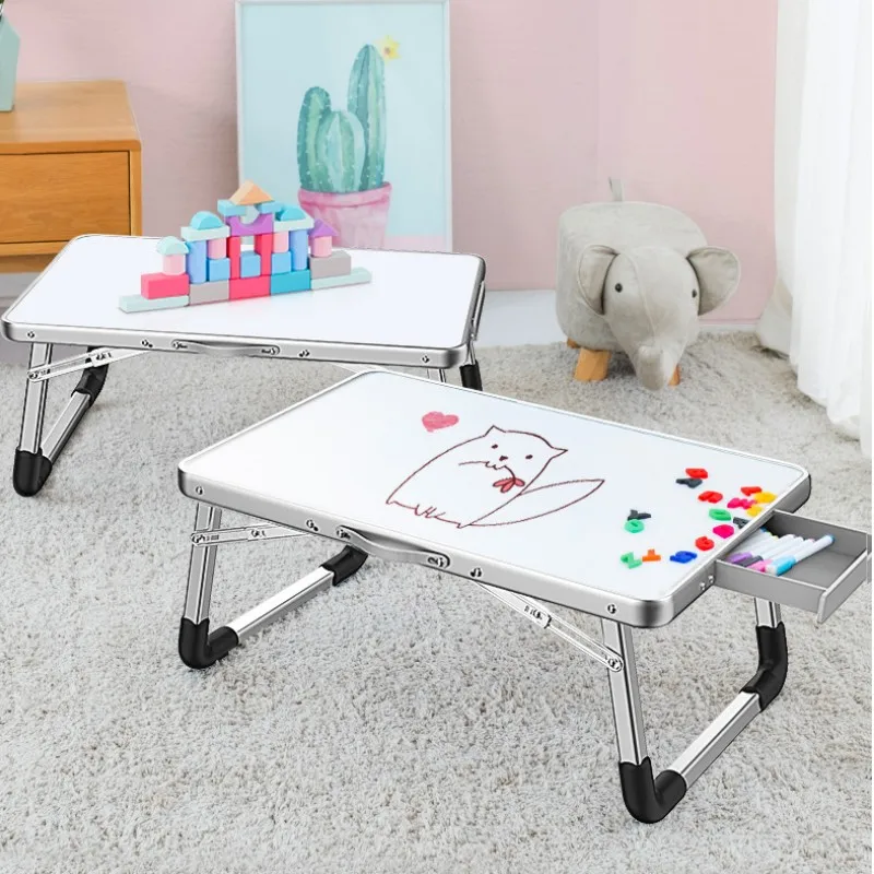 Table Art Easel for Kids School and Classroom multifunctional aluminum frame Kids foldable whitetable table