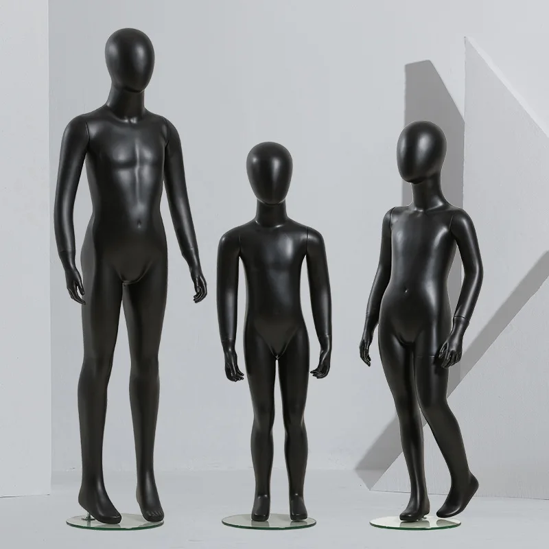 Abstract teenager little girl and boy kids store display children mannequin manikin for sale