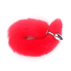 Manufacturer Direct Good Price Artificial Fox Tail Foxtail Anal Butt Plug