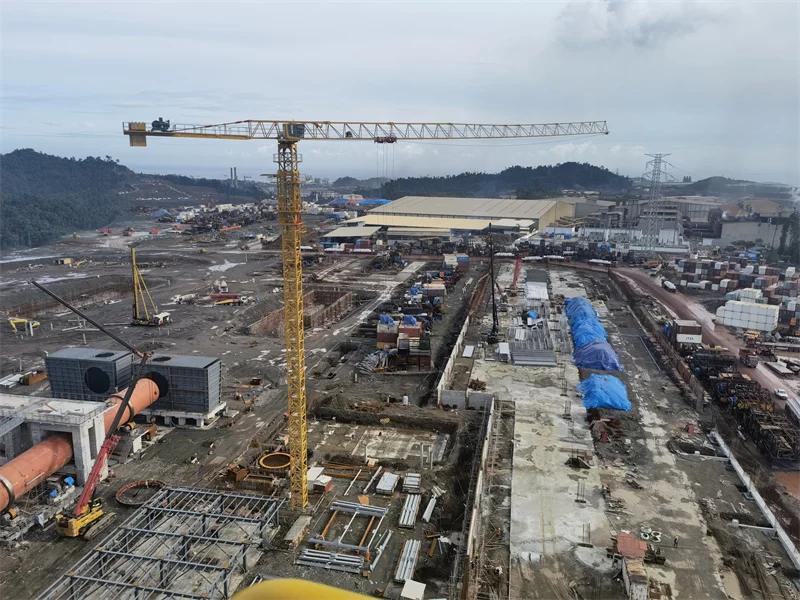 XCMG brand 75m boom length 18 ton topless tower crane XGT7528A-18S1 stationary tower crane for sale