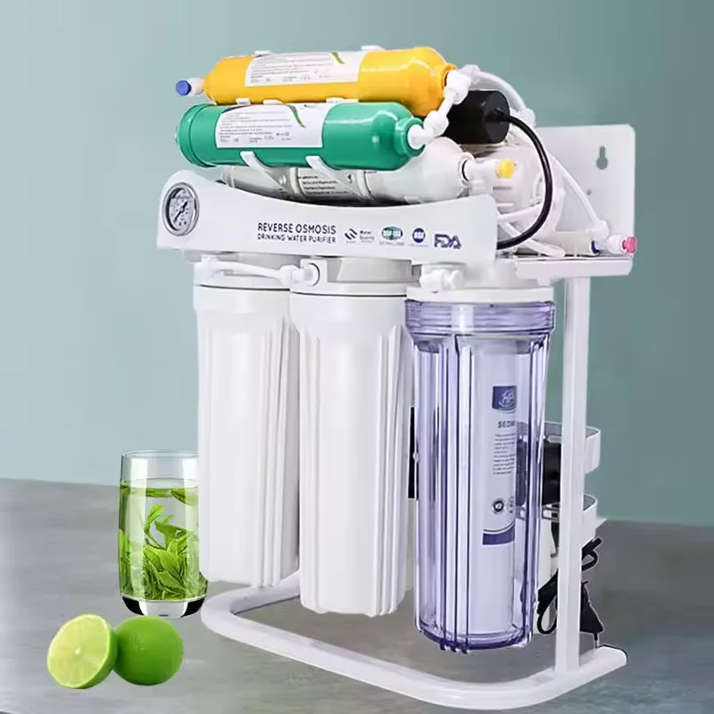 Filtro De Agua Uv Water Purifier Ro Water Filter Reverse Osmosi System 5 Stage Osmosis Water Filter Or Purifier For Home