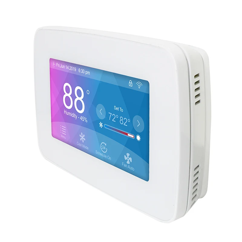 2 Heat/ 1 Cool  Programmable Thermostat for Home Heat Pump System and Conventional Single-Stage System
