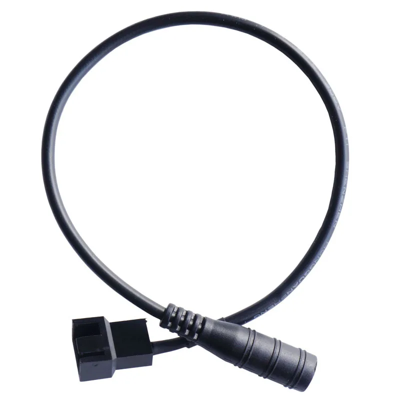 Wholesales Custom 0.3/0.5mm Durable DC 5521 Female Jack To 3pin 4pin Male Power Adapter Cable For Computer PC Fan