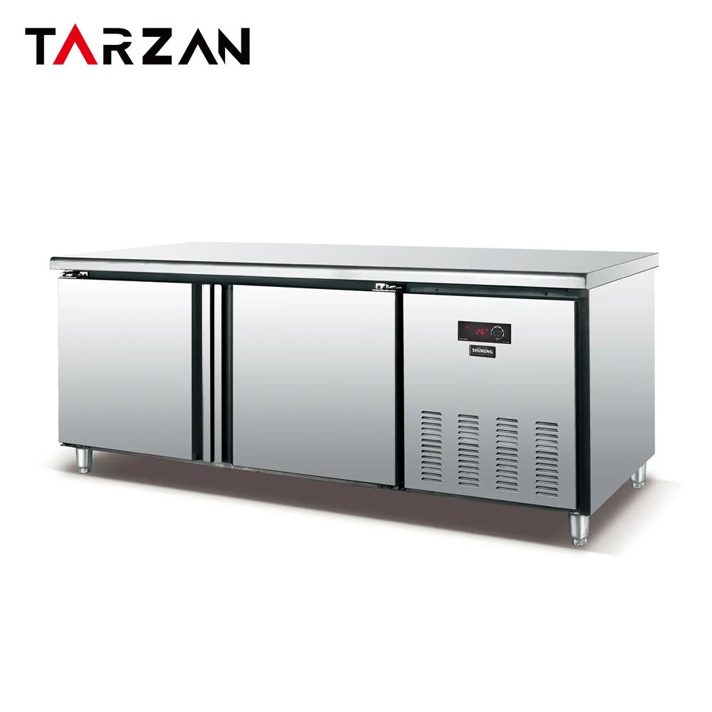 Commercial Six - door Kitchen Refrigerator Freezer Congelador Vertical Refrigerator