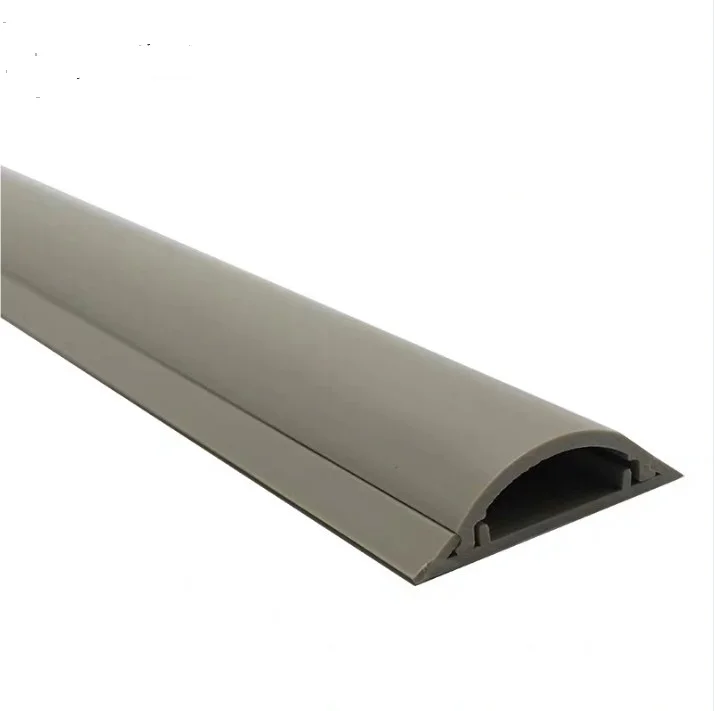 Pvc Square Slotted Flame Retardant Pvc Cable Trunking Plastic White Surface Mounted Wiring Trough Cable Management
