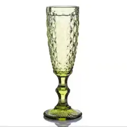 fashion restaurant supplies catering drinkware custom sets nordic glassware colored glass stemware for bubble wine