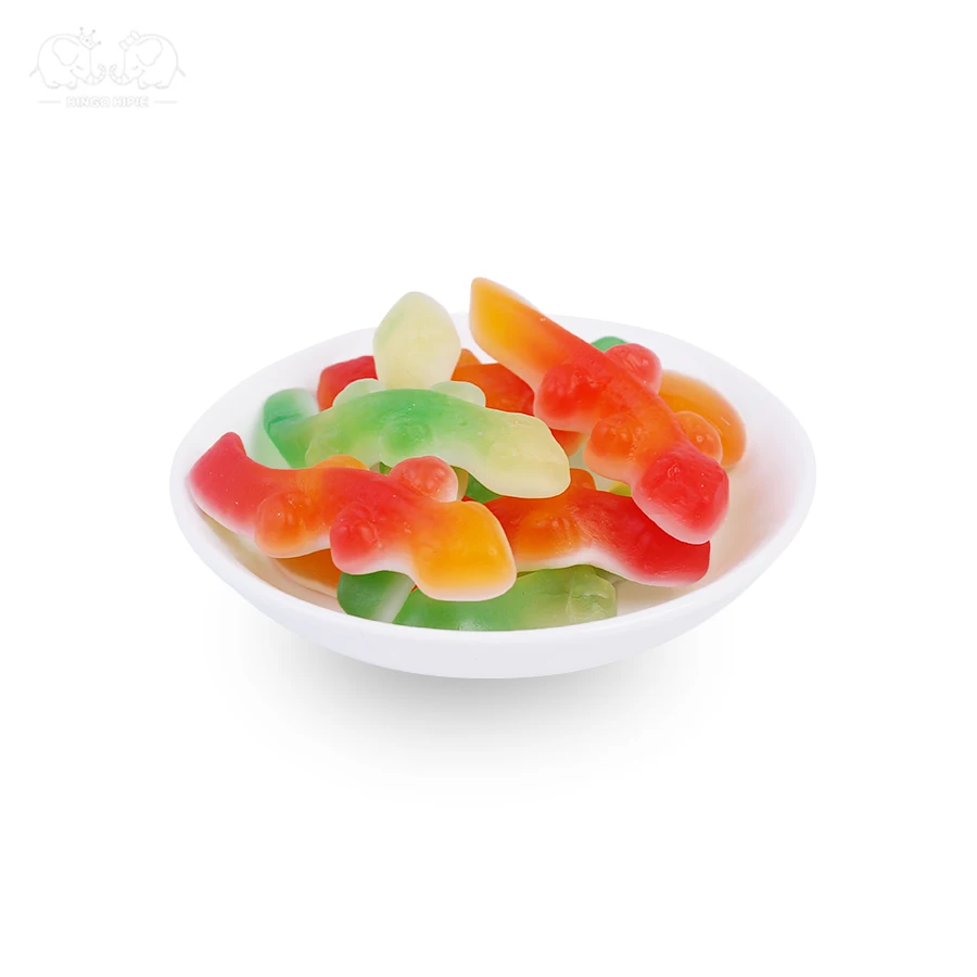 From China Wholesale Custom Funny Shape Sweet Sour Jelly Fudge Gummy Candy