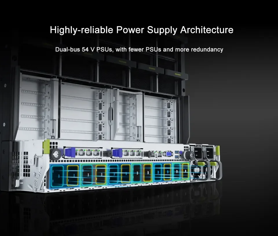Hu awei Fusion Server G8600 V7 8U GPU-сервер с двумя масштабируемыми процессорами Intel Xeon 4-го поколения до 350 Вт TDP