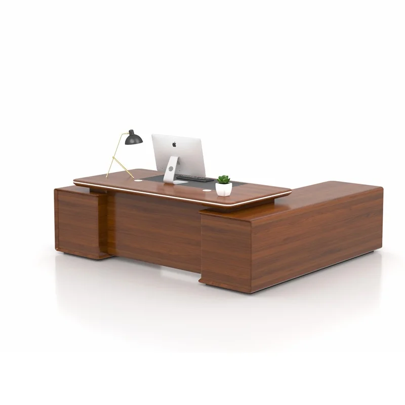 Factory Supply Durable Wooden Modern Director Table CEO Office Desk Office Boss Desk