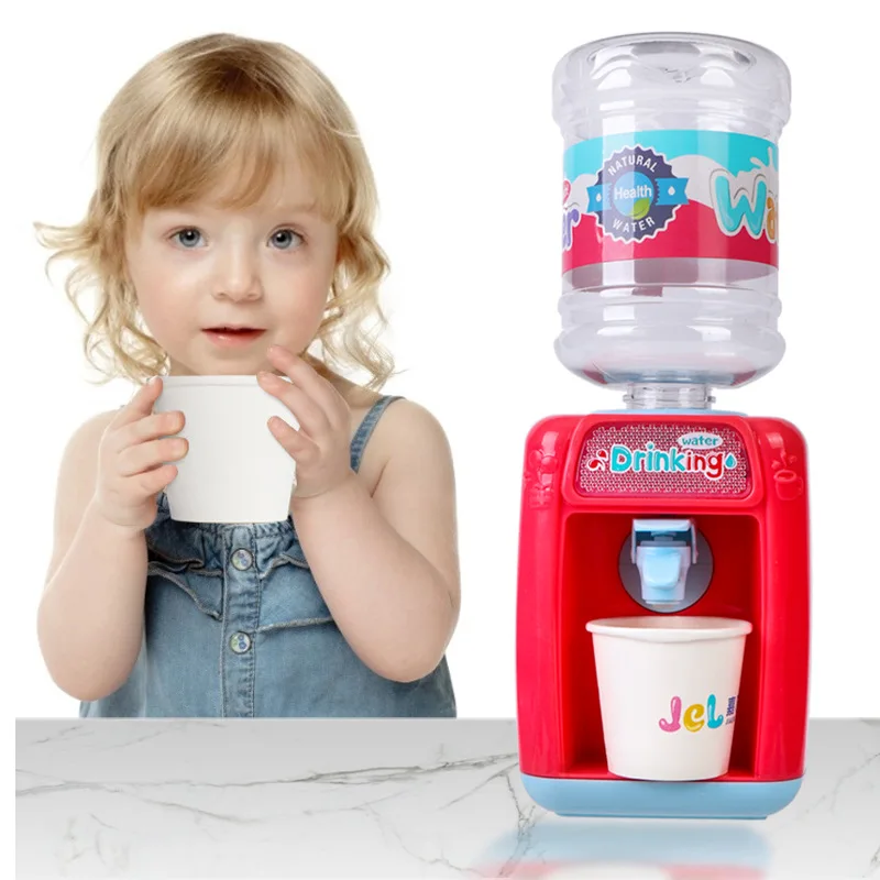 Mini Children Outlet Cute Cartoon Water Dispenser Cold/Warm Water Hand Press Pumps Drinking Fountain Cartoon Water Dispenser