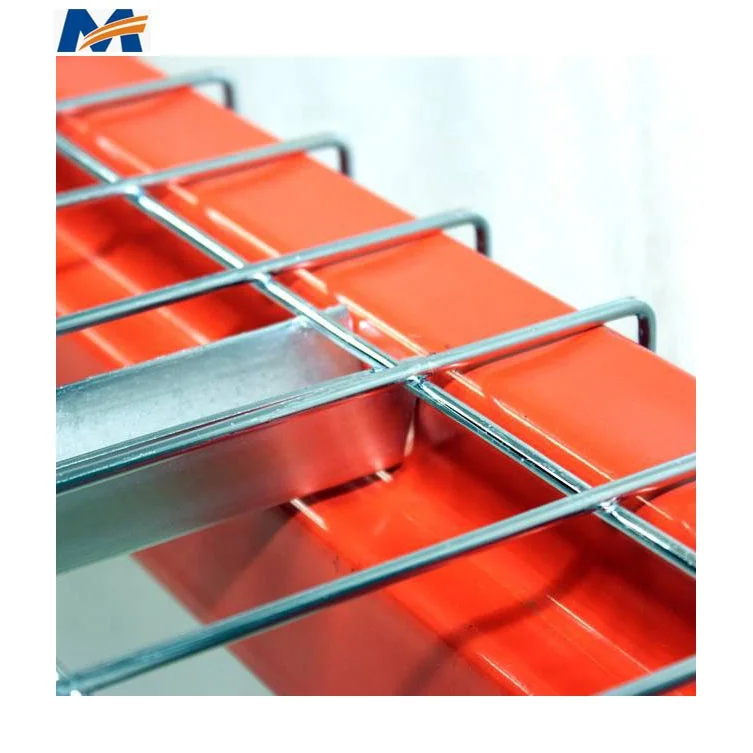 Heavy Duty Warehouse Storage Pallet Racking Galvanized Wire Mesh decking