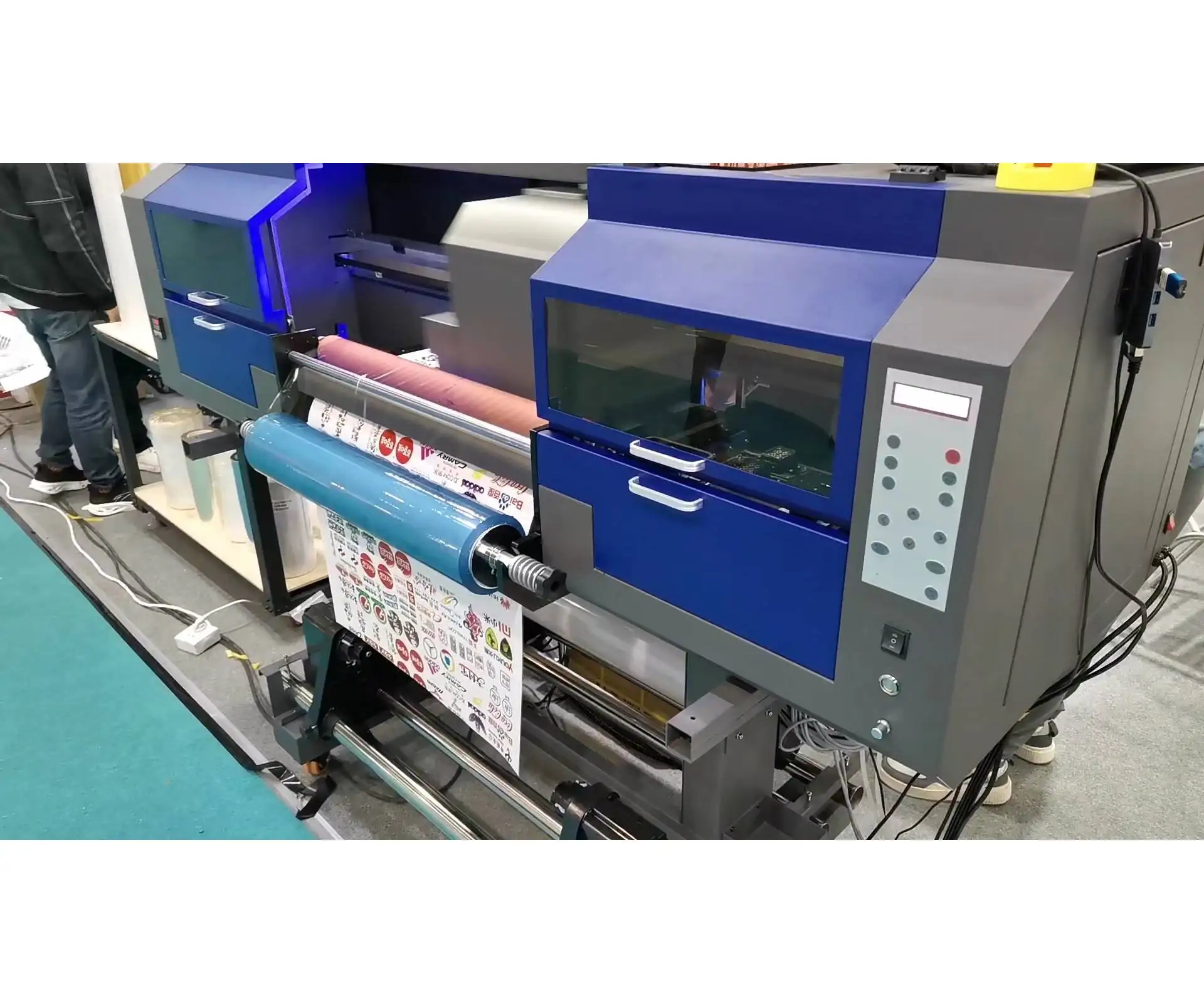 I3200 U1 принтер для печати пленочных стикеров uv dtf рулон 60 см золото серебро кристалл Принтер этикеток все в одном