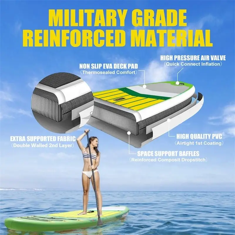 2022 Hot Amazon Best Uv Print Pvc Single 1 Layer Camera Hole Premium Innovate Eva Fiberglass Mint Sup Paddle Board Inflatable