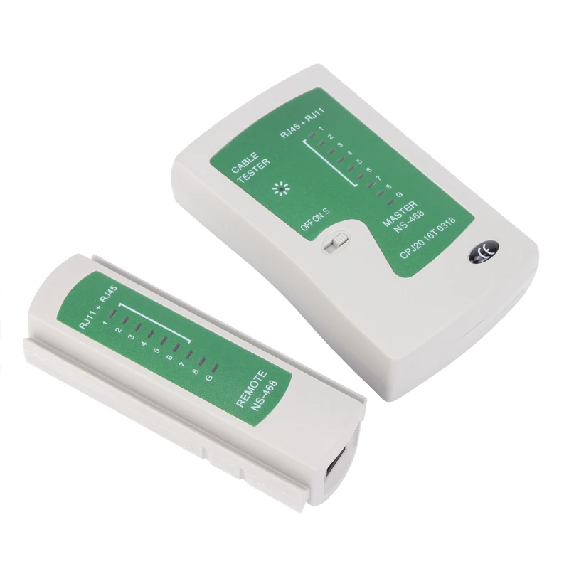 VCOM Network Tester Tool Wire RJ11 RJ12 RJ45 8P 6P Line Telephone RJ45 Ethernet Cable Test RJ45 Cat6 Cat5e