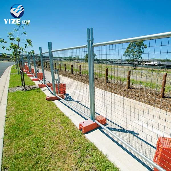 Cheap hot galvanized australia standard mobile event temporary fencing panel for construction site