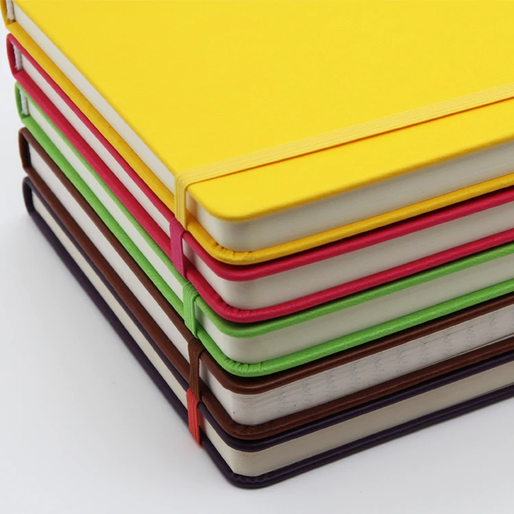 Customized Journal Notebook Planner Blue Leather Note Book Sublimation Notebook