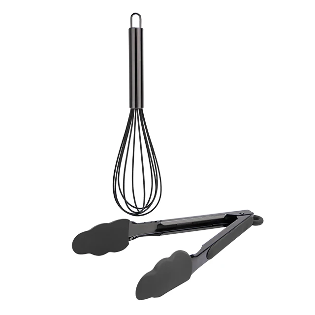 
2021 Hot Sale Silicone whisk and tong set Utensil Set For kitchen 