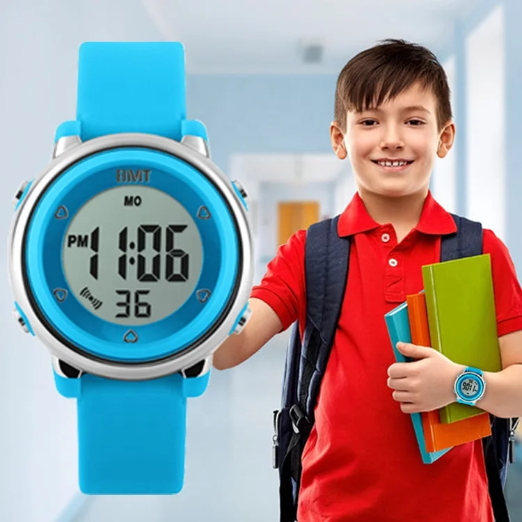 OEM Цифровые часы для девочек, силиконовые Мультяшные пластиковые водонепроницаемые электронные Детские/спортивные цифровые наручные часы для мальчиков