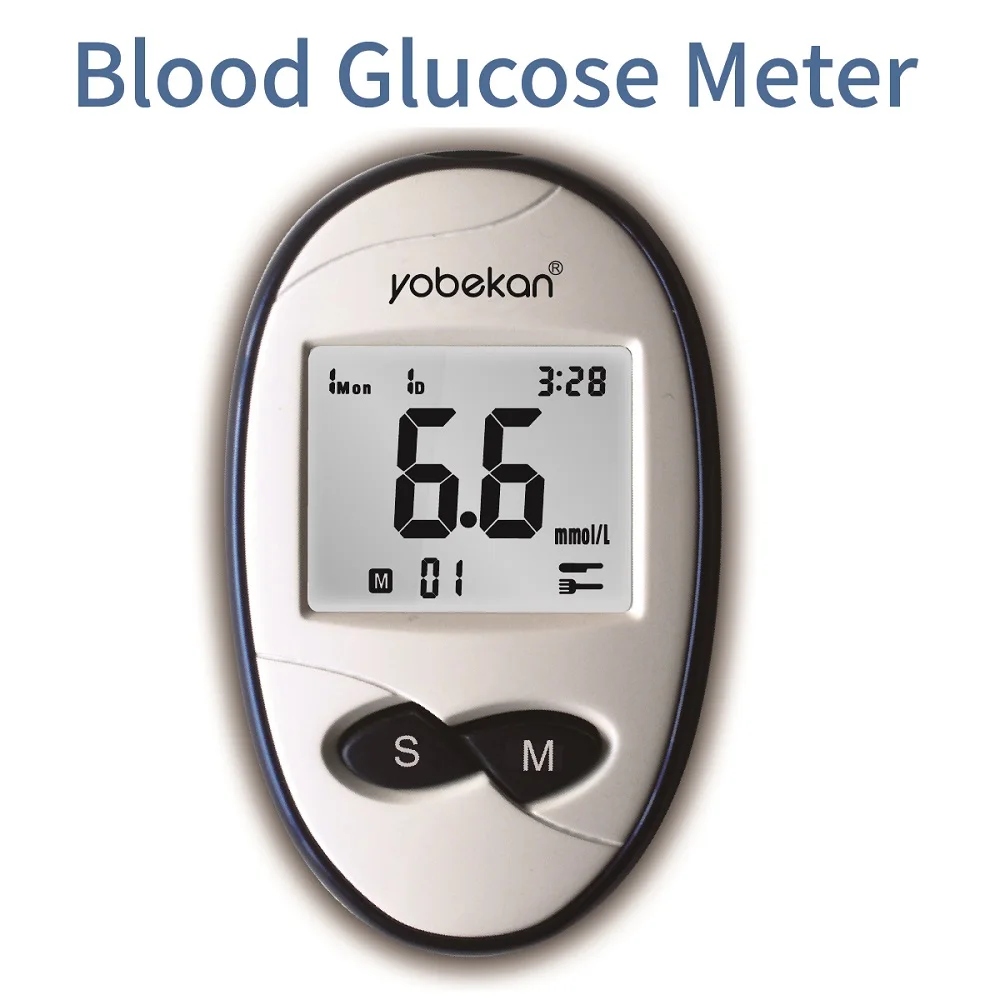 Yobekan Safe Accu Glucometer Electronic Digital Blood Glucose Meter With Test Strips