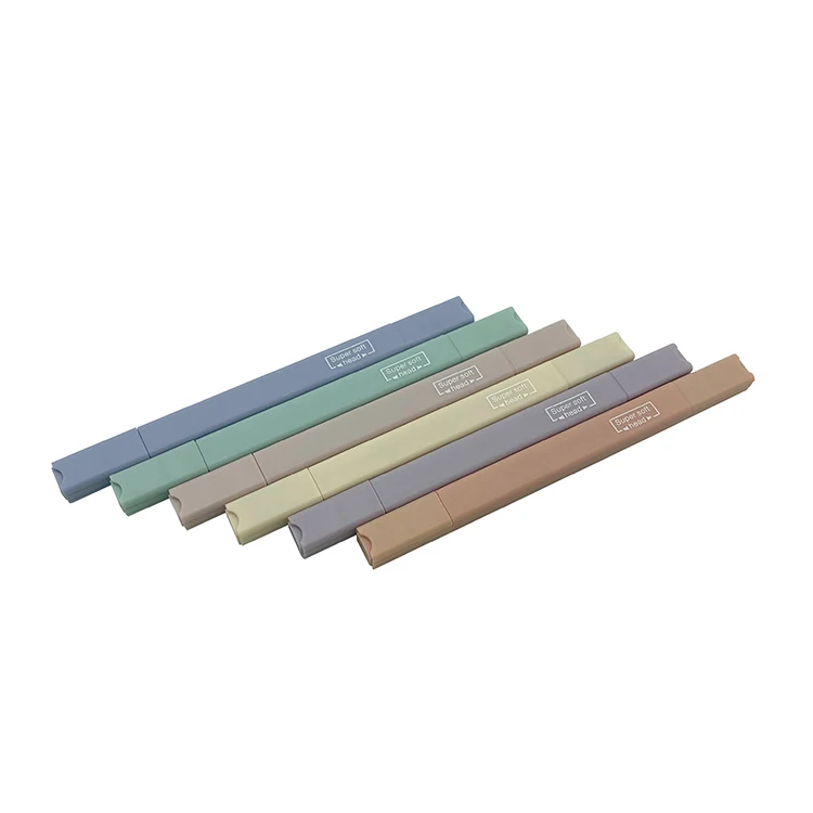 Оптовая продажа, нетоксичный флуоресцентный маркер, стираемый школьный маркер на водной основе, набор маркеров для детей