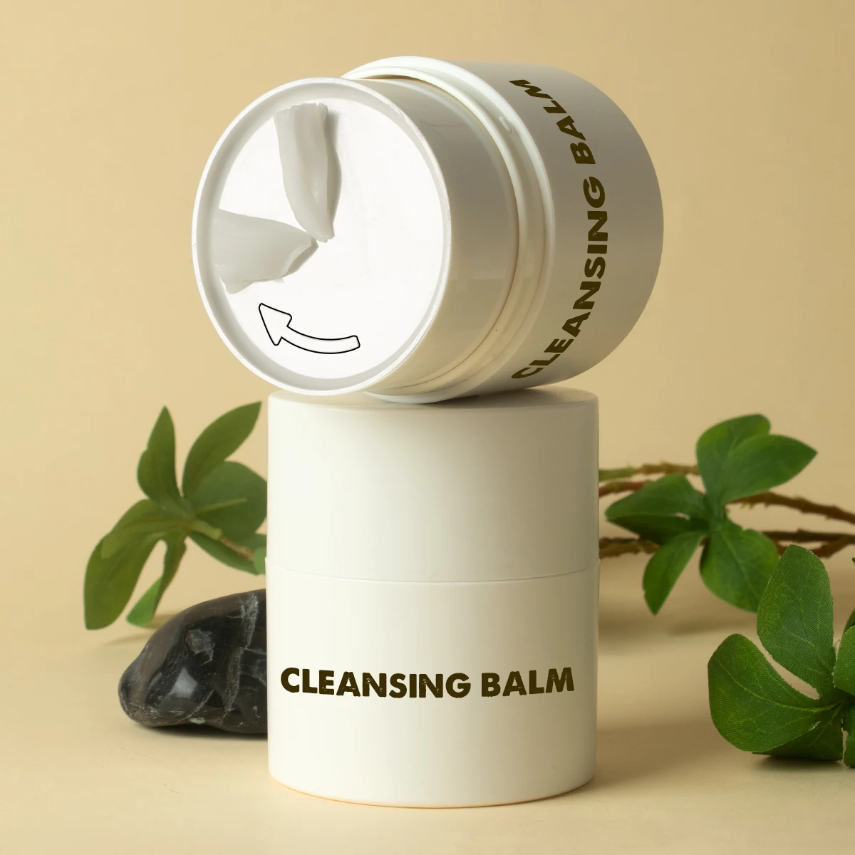 No Touch Makeup Remover Balm Easy To Use Low PH Facial Cleansing Gently Nourishing Facial Cream Makeup Remover