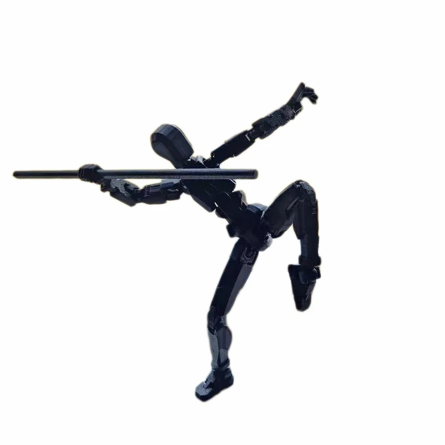 T13 Action Figure Movable Multi-joint 3d Printed Robot with Full Articulation