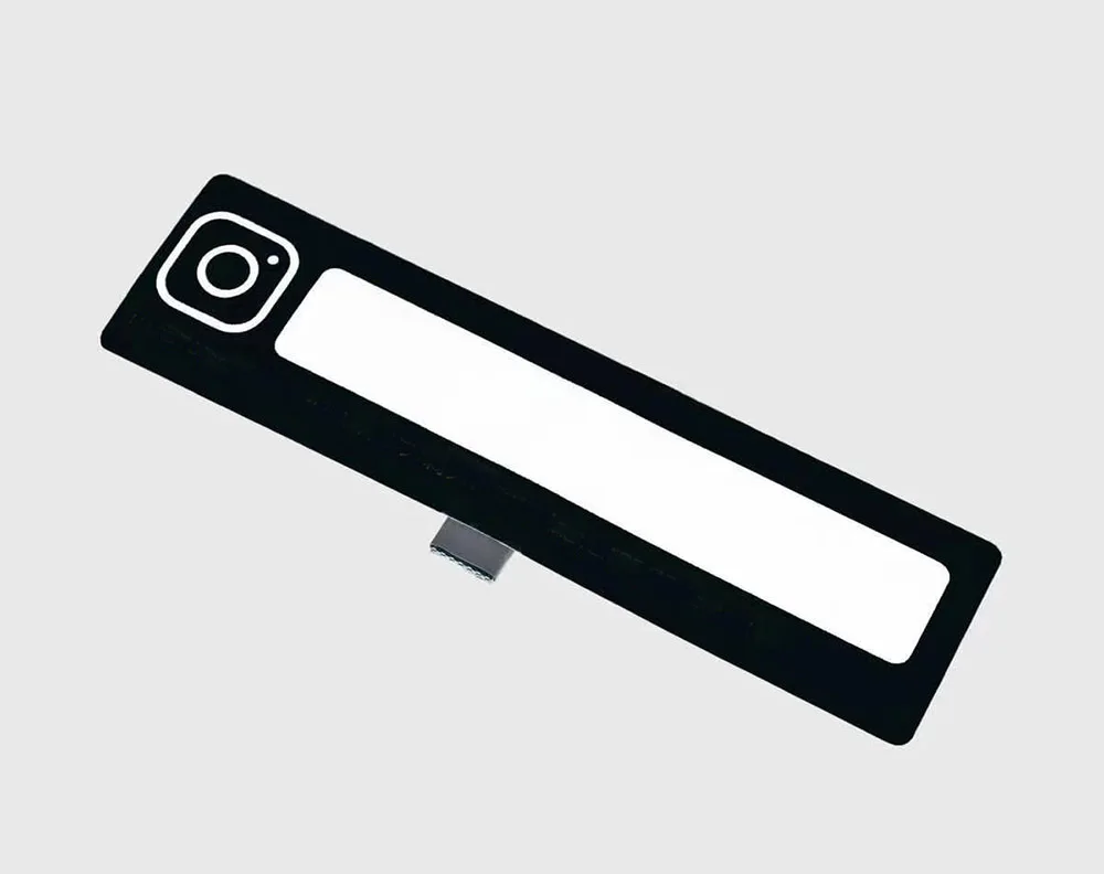 Hot selling  Wanted sticker Customize DIY EL luminous logo flexible LED lighting car sticker customized LED logo