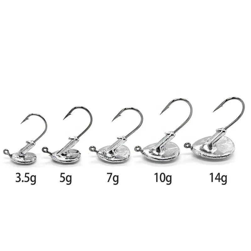 Bassing trout reinforced tumbler stand up jig head kit jumping bottom lead head hook