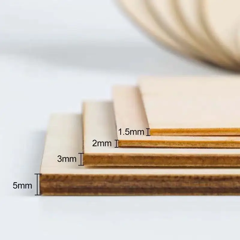 Прямая продажа с фабрики круглые деревянные вырезы из натурального необработанного дерева для покраски/творчества/украшения