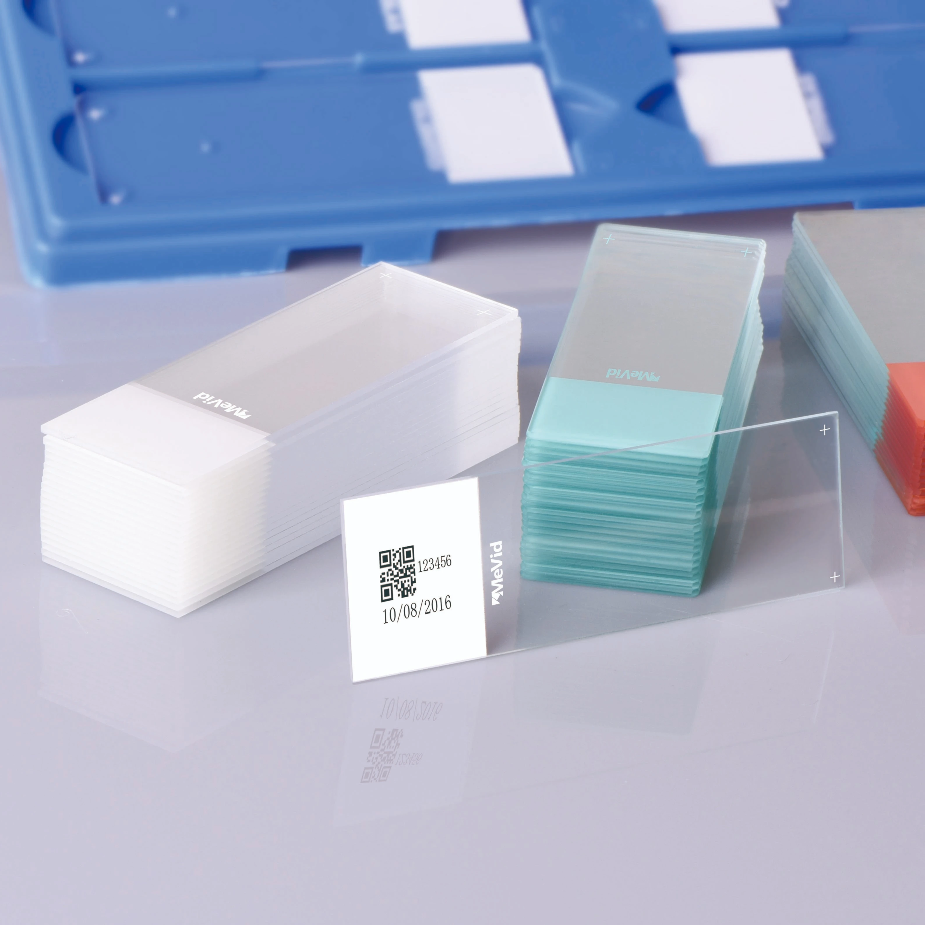 Laboratory Disposable Prepared Microscope Slides Adhesion Slide Lab Consumables Glass Transparent P8205-201-16