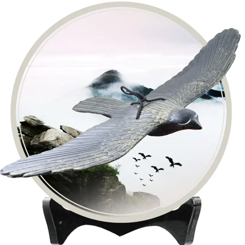 Owl Decoy to Scare Birds Away Plastic Bird Control Pigeon Deterrent Motion Owl