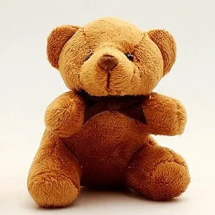 Wholesale small size plush toy pendant stuffed plush animal teddy bear doll key chain gift toy