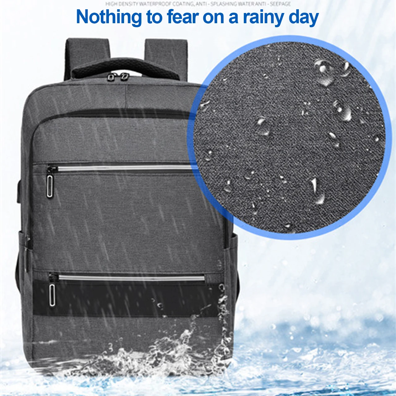 Fashion Laptop Backpack Oxford Schoolbags for Men Fashion Business Travel Bags Portable Computer Rucksack School Student Bags