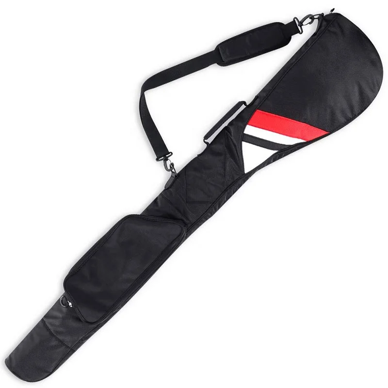 Portable Foldable Zippered Big Pocket Pencil sunday Golf Carry Bag