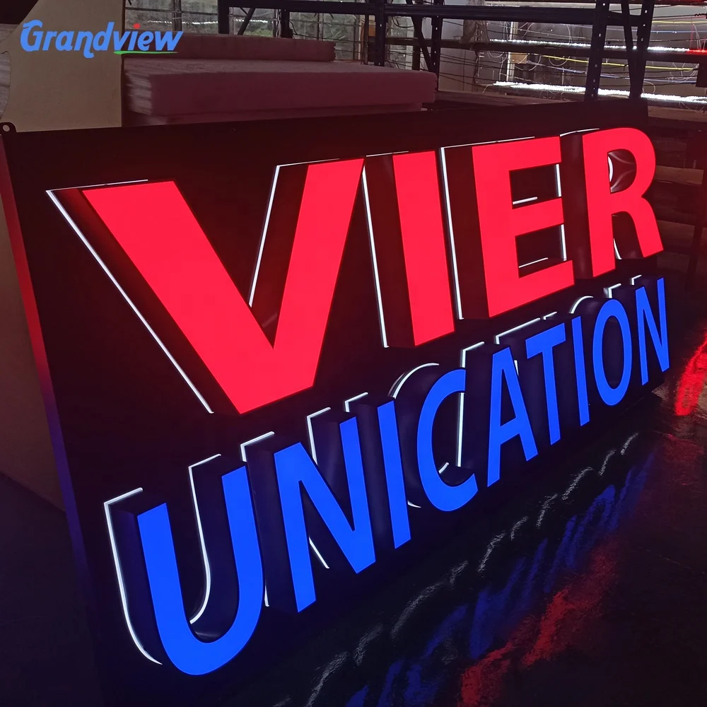 Wholesale 3D Lighting Acrylic LED Channel Letter Sign Acrylic Lighting Letters